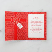 Unser erstes Weihnachten für die Ehefrau mit maßge (Innenseite)