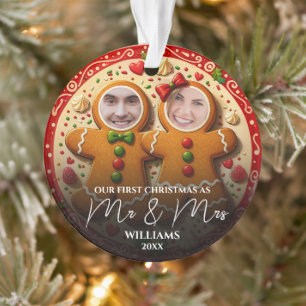 Unser erstes Weihnachten Herr und Frau lustiger Le Ornament