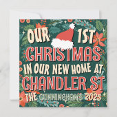 Unser erstes Weihnachten in unserer neuen Zuhause  (Vorderseite)