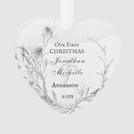 Unser erstes Weihnachten, Inspiration Ornament (Vorderseite)