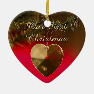 Unser erstes Weihnachten Keramik Ornament