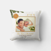 Unser erstes Weihnachten, neu verheiratet, der mod Kissen (Vorderseite)