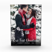 Unser erstes Weihnachten verbinden zusammen Fotoblock (Vorderseite)