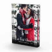 Unser erstes Weihnachten verbinden zusammen Fotoblock (Rechts)