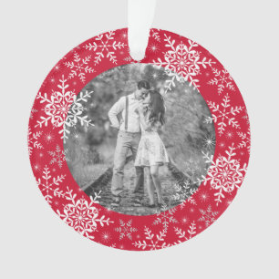 Unser erstes Weihnachten verheiratet Schneeflocken Ornament