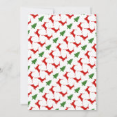 Unser erstes Weihnachten Weihnachtswildkarte Einladung (Rückseite)