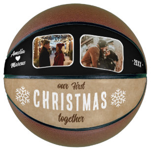 Unser erstes Weihnachten zusammen 2 Fotos Basketball