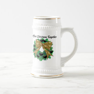 Unser erstes Weihnachten zusammen Bierglas
