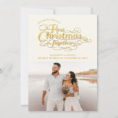 Unser erstes Weihnachten zusammen Goldenes Script- (Vorderseite)