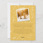 Unser erstes Weihnachten zusammen Goldenes Script- (Rückseite)