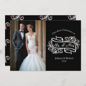 Unser erstes Weihnachten zusammen Lesbian Gruß (Vorne/Hinten)