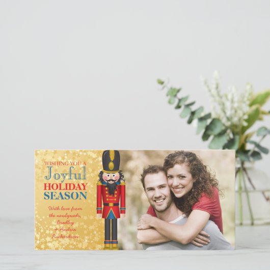 Unser erstes Weihnachten zusammen Nutcracker Soldi (Stehend Vorderseite)