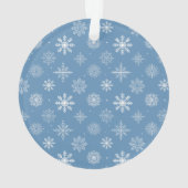 Unser erstes Weihnachts-Blue-Wedding-Foto Ornament (Rückseite)