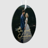 Unser erstes Weihnachts-Chic mit Handschrift Weihn Ornament (Vorderseite)