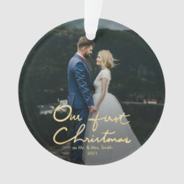 Unser erstes Weihnachts-Chic mit Handschrift Weihn Ornament