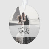 Unser erstes Weihnachts-Chic Ornament (Vorderseite)