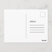 Unser erstes Weihnachts-Coupé-Foto Postkarte (Rückseite)