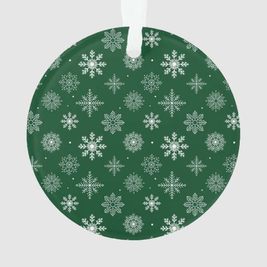 Unser erstes Weihnachts-Couple-Foto Green Ornament (Rückseite)