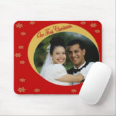 Unser erstes Weihnachts-Foto Frame Mousepad (Mit Mouse)