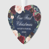 Unser erstes Weihnachts-FOTO Ornament (Vorderseite)