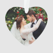 Unser erstes Weihnachts-FOTO Ornament (Rückseite)