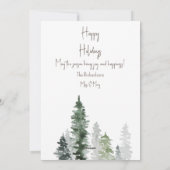 Unser erstes Weihnachts-Ruheständler Feiertagskarte (Rückseite)