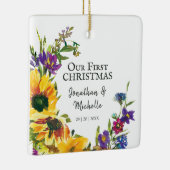 Unser erstes Weihnachtsblumenangebot Keramikornament (Rechts)