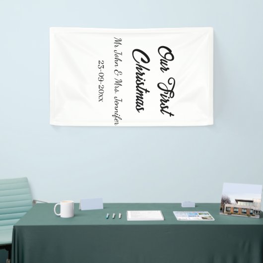Unser erstes Weihnachtsdatum - Herr und Frau - Banner (Messeveranstaltung)