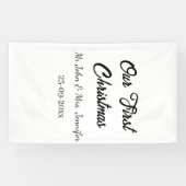 Unser erstes Weihnachtsdatum - Herr und Frau - Banner (Horizontal)