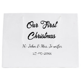 Unser erstes Weihnachtsdatum - Herr und Frau - Große Geschenktüte