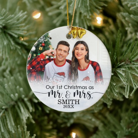 Unser erstes Weihnachtsfest als Keramik-Ornament Keramik Ornament (Baum)