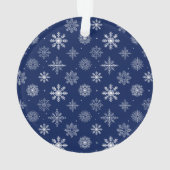 Unser erstes Weihnachtsfest-Foto Blue Ornament (Rückseite)