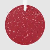 Unser erstes Weihnachtsfest-Foto Ornament (Rückseite)