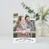 Unser erstes Weihnachtsfest - Mr. Wedding Foto Postkarte (Stehend Vorderseite)