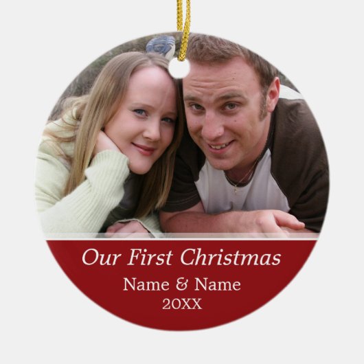 Unser erstes Weihnachtsfest - Single auf der Seite Keramikornament (Vorne)