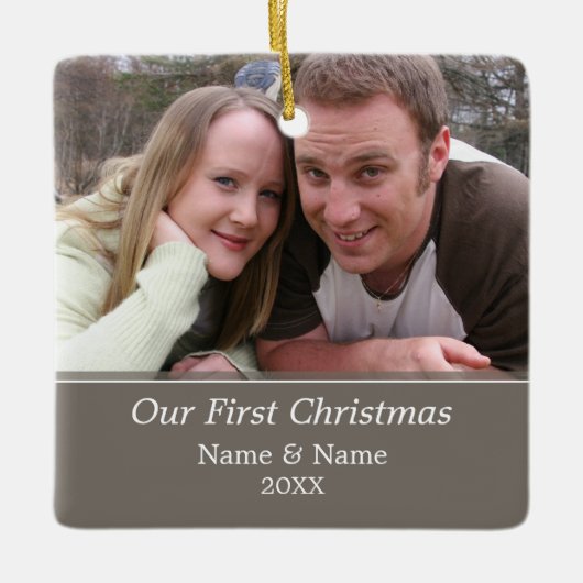 Unser erstes Weihnachtsfest - Single auf der Seite Keramikornament (Vorderseite)
