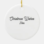 Unser erstes Weihnachtsfest Verheiratet mit dem Ro Keramik Ornament (Hinten)