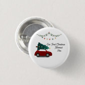 Unser erstes Weihnachtsfest Verheiratet mit Weihna Button (Vorne & Hinten)