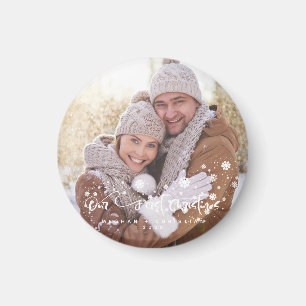 Unser erstes Weihnachtsfoto-Fest  Magnet