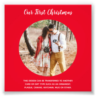 Unser erstes Weihnachtsfoto-Template - Eigene Gest Fotodruck