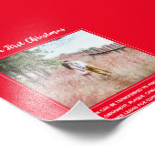 Unser erstes Weihnachtsfoto-Template - Eigene Gest Fotodruck (Ecke)