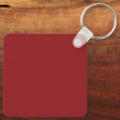 Unser erstes Weihnachtsfrisch verheiratetes Foto Schlüsselanhänger (Rückseite)