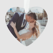 Unser erstes Weihnachtsgeschenk Elegantes Pflaumen Ornament (Rückseite)