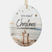 Unser erstes Weihnachtsgeschenk für die Keramik Ornament (Rechts)