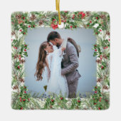 Unser erstes Weihnachtsgeschenk Keramikornament (Vorderseite)