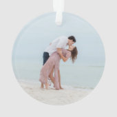 Unser erstes Weihnachtsgeschenk von Herrn und Frau Ornament (Rückseite)