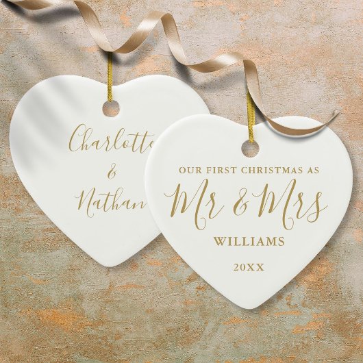 Unser erstes Weihnachtskript von Frau Gold Keramik Ornament