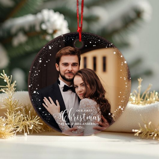 Unser erstes Weihnachtslied und Mrs. Script Couple Ornament