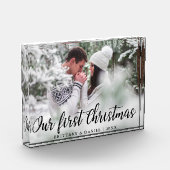 Unser erstes Weihnachtspaar Fotoblock (Links)