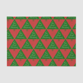 Unser erstes Weihnachtspapier Seidenpapier